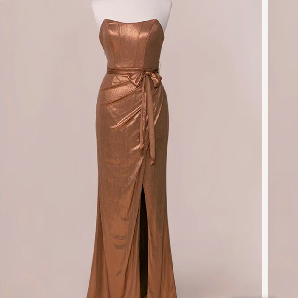 Revelry Amara Metallic Dress